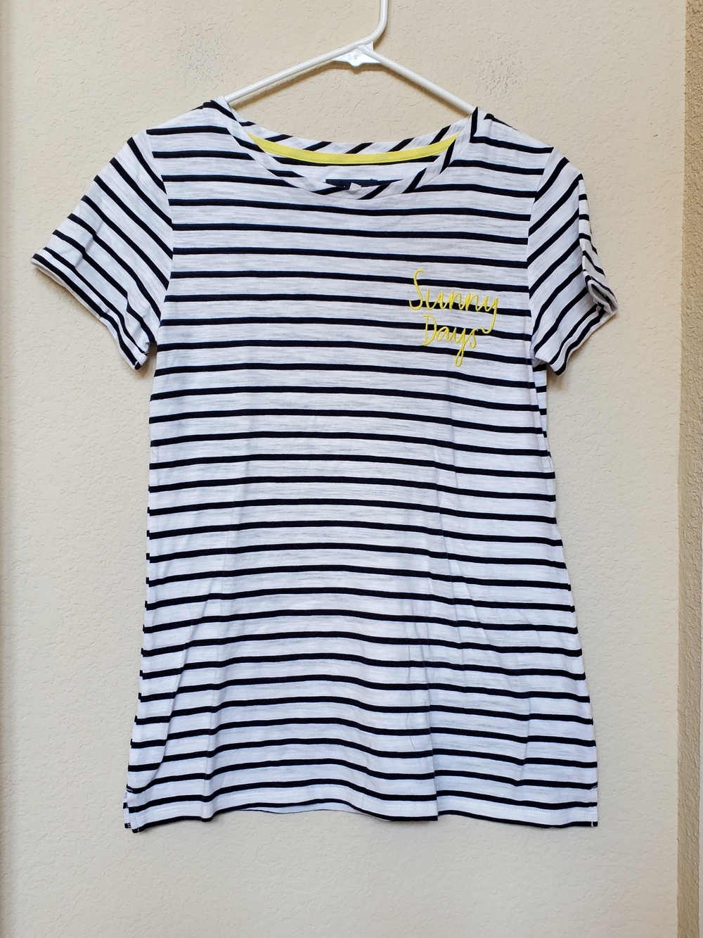 Joules Sunny Days Striped Tee.  Size 4